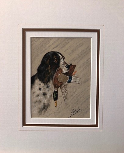 Eine original pastellzeichnung - original,