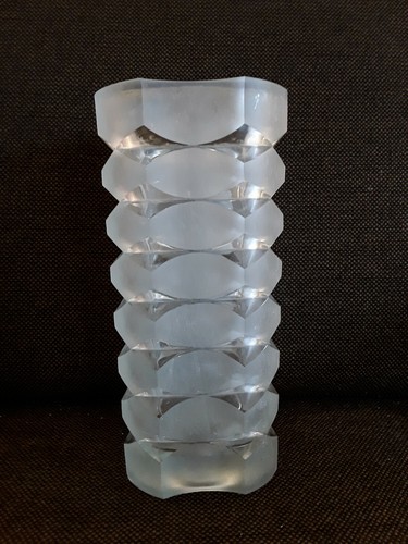 Blockglas blumenvase vase - blockglas,