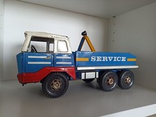 joustra LKW Kranwagen Mit Funktion Blechspielzeug Vintage France Ref.698 Selten 