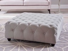 Fußhocker Samt Quadratisch