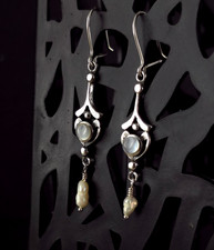 Ohrringe Silber 925 Perlmutt