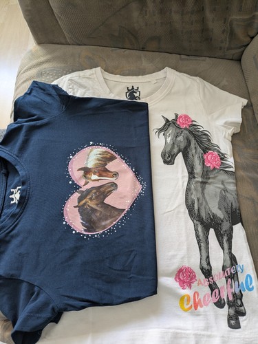 Mädchen shirt pferdemotiv - mädchen, t-shirt