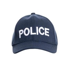Cap Police Kinder blau