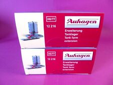 AUHAGEN H0 TT  2x ungebauter Bausatz:  #12216 "Erweiterung Tanklager"