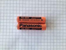 2 X Panasonic Akkus 800mAh