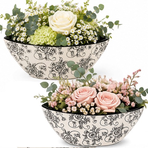 Blumenvase 2er set tischvase - blumenvase,