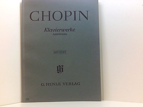 Chopin klavierwerke auswahl - chopin, klavierwerke.