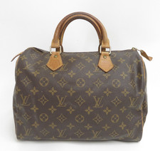 echt Louis Vuitton Speedy 30 Handtasche Monogramm braun F#47718