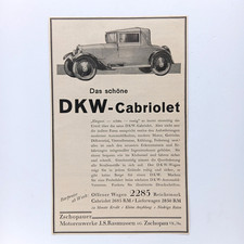 1929 DKW Cabriolet Zschopau