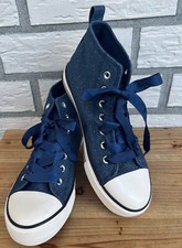 Sport-Made by KIK-Sneaker-Baumwolle-knöchelhoch-marineblau-Größe 39-NEU