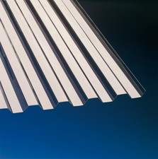 PVC Wellplatten Profilplatten | 1,1 mm | Trapez 70/18 | Bronce