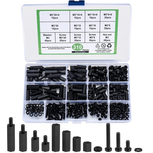 310 stück nylon schrauben - 310,
