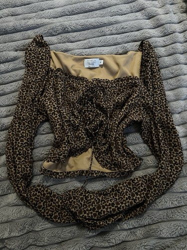 Pamela leoparden bluse - pamela,