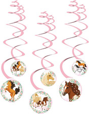 Deko spiralen pferd papier - pferd,