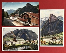3 x AK OBERAMMERGAU um 1930