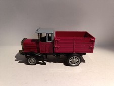 Ziss , Henschel LKW 1926 , Pritsche Rot mit Grauen Dach , 1:43
