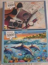 2 X  1000 Teile Puzzle