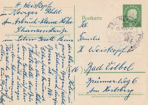 Postkarte 1960 - postkarte,