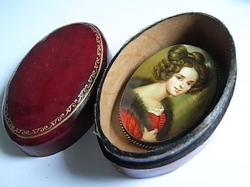 Alte brosche miniatur bild - ,