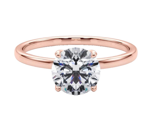14k rose gold kunstdiamanten - 14k,