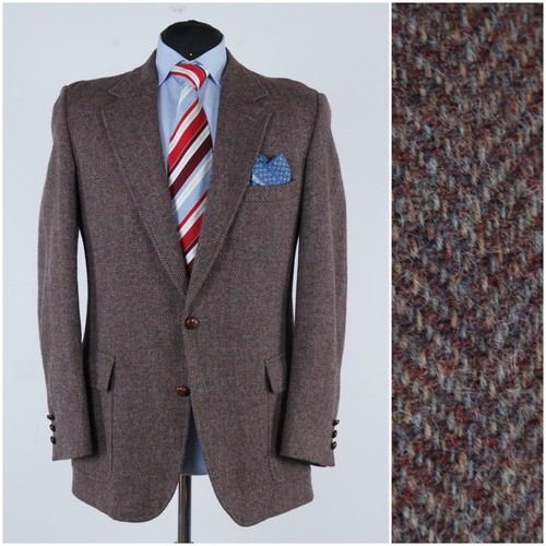 Herren fischgrät tweed - tweed, sakko