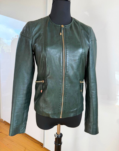 Massimo dutti damen - massimo, lederjacke