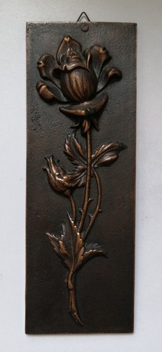 Metallbild rose blume - metallbild,