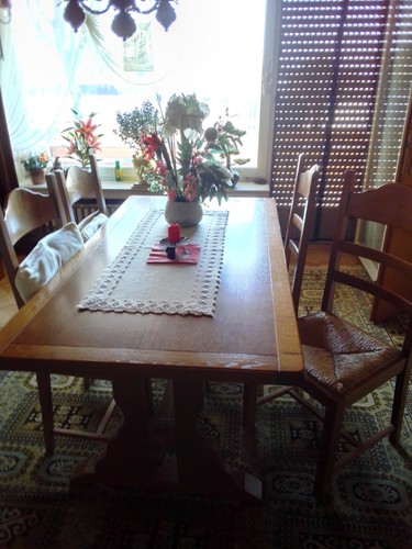 Eßtisch mit stühlen - mit, 4