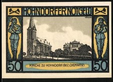 Notgeld hohndorf 1921 50 - hohndorf,