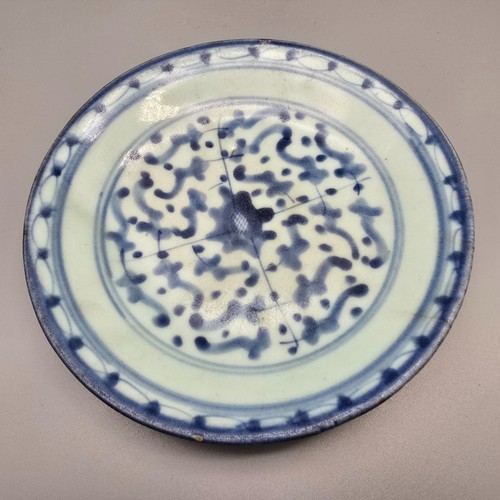 Chinesischer teller qing - chinesischer,