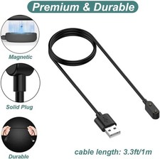 Ladekabel Schwarz für Huawei Band 10/9/8/7/6 Uhr Fit mini/2/3/4X/4Pro Honor
