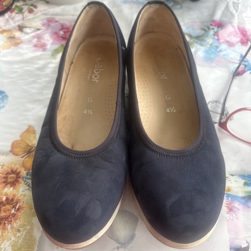 Blaue comfort gabor schuhe mit - blaue,