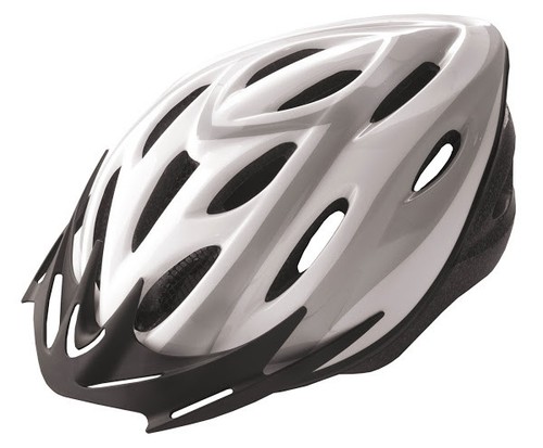 Fahrradhelm erwachsene weiss - fahrradhelm,
