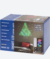 LED Lichtervorhang mit Musik