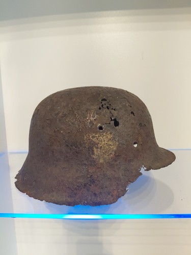 Stahlhelm ww2 bodenfund - stahlhelm,
