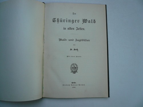 Der thüringer wald alten - wald, in