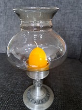 Windlicht aus Zinn, 23 cm