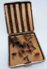 Fliegen fischen Irland Antik Angeln Sammler Retro Köder Vintage 