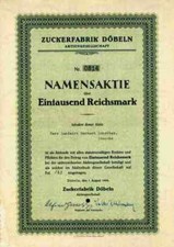 Zuckerfabrik Döbeln AG 1944