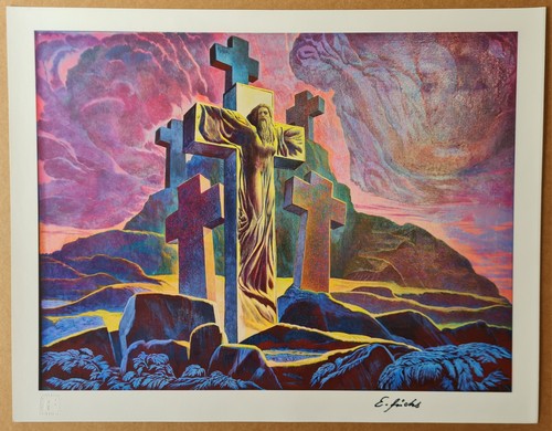 Ernst fuchs original giclee - ernst,