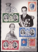 Karte Monaco Hochzeit Grace