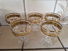 5 x Bohemia Champagner Crystal-Gläser