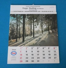 ESSO Kalender 1972 - ESSO Servicecenter Hugo Nuding - Stuttgart