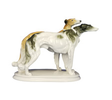 KARL ENS Paar Windhunde 4461 Anton Büschelberger Porzellanfigur Windhund Barsoi