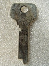 Schlüsselrohling  Flachschlüssel Blechschlüssel für Kassetten-Möbelschloss-Spind