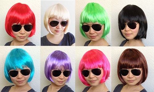 Perücke kurzhaar haare - kurzhaar,