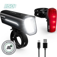 Osram Akku Fahrradlichtset LEDsBIKE® RACE 50 ColdWhite 100lm Fahrradbeleuchtung