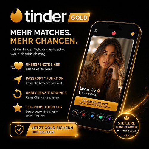 Tinder gold monate - gold, |