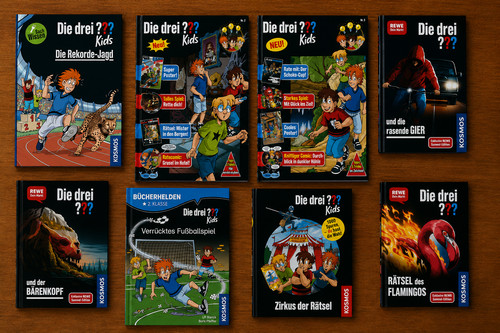 Die drei kids bücher - 8x, ???
