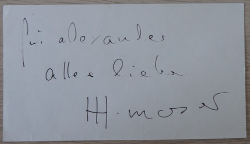Autogramm schweizer und - schweizer,